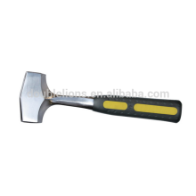 forged stoning hammer with solid forged in one piece handle